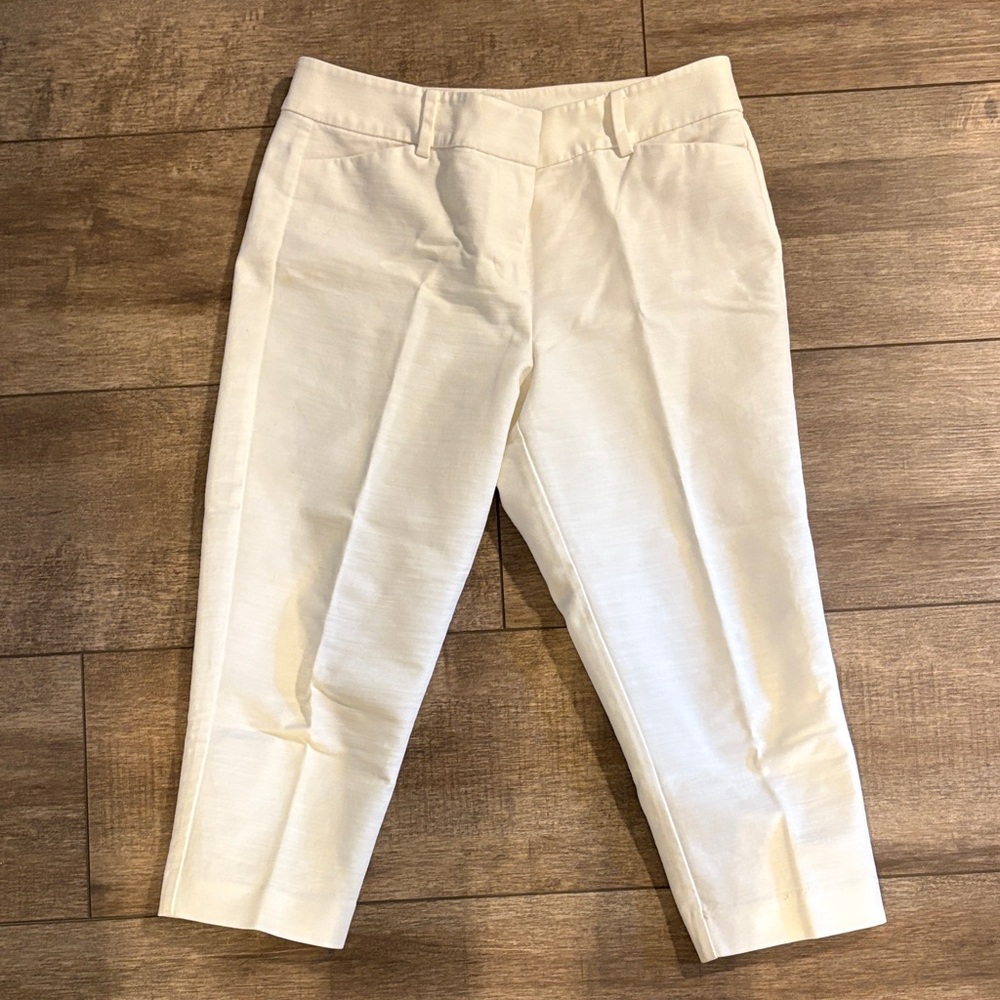 Ann Taylor Cream Signature Pants
